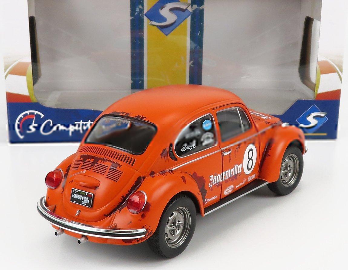 1/18 Solido Volkswagen Beetle 1303 N 8 Jaegermeister Tribute Orange